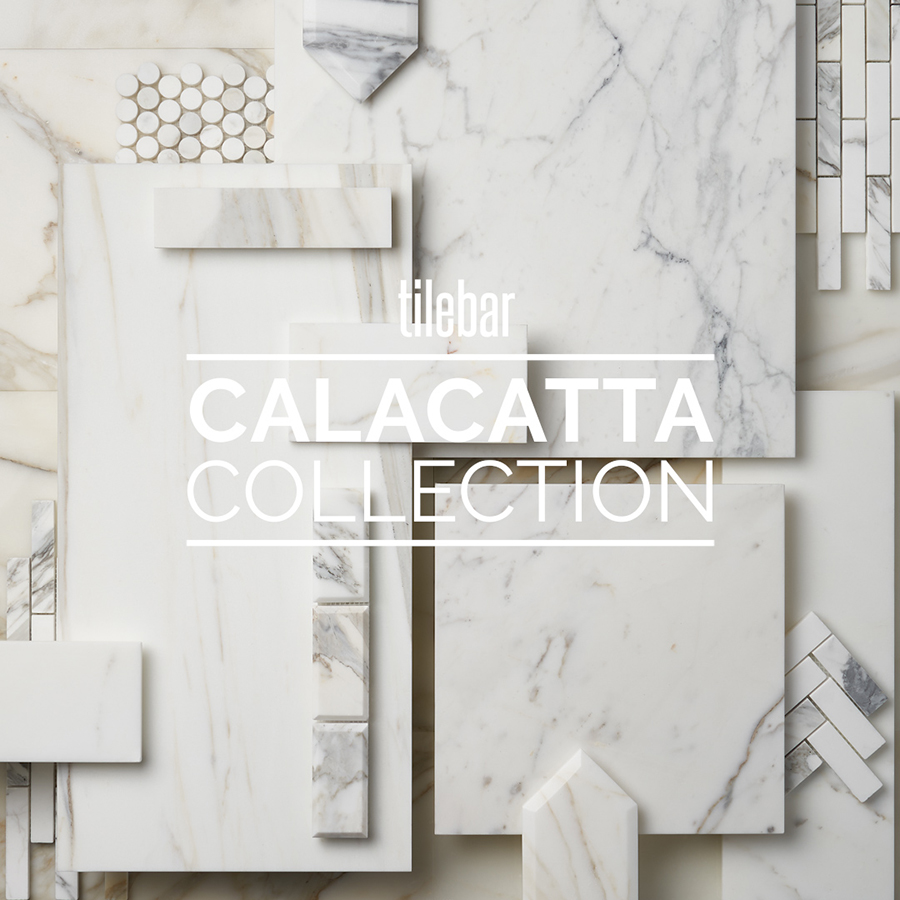 Calacatta Tuscany Polished Marble Mosaic Tile