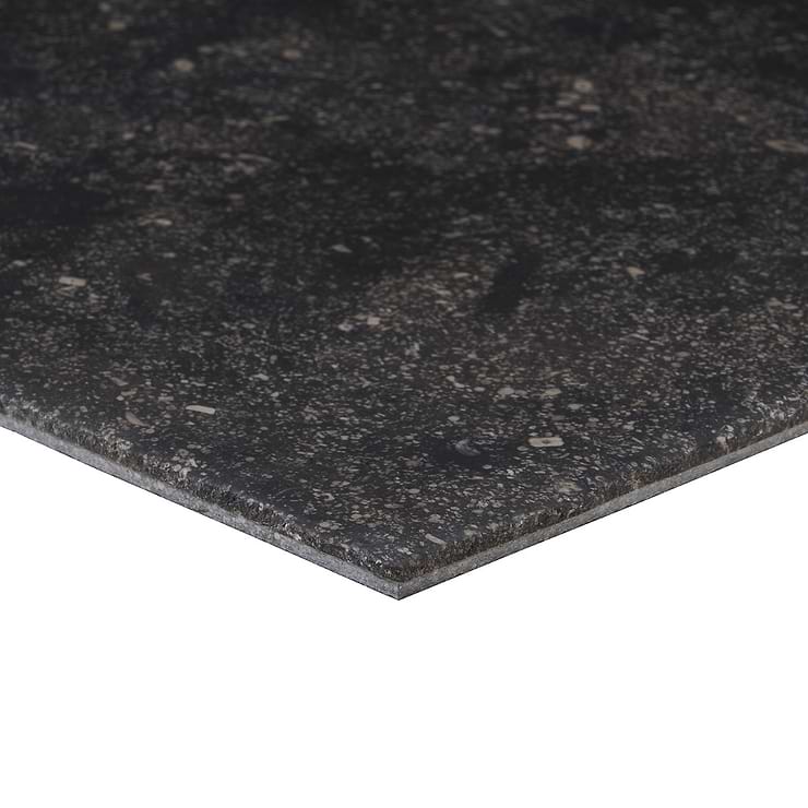 Catalina Charcoal Gray 18x18 Chiseled Edge Belgian Bluestone Marble Tile