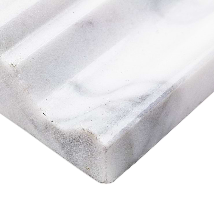 Chair Rail Carrara 2x12 Marble Tile Liner 