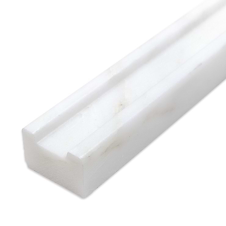 Groove Pencil Asian Statuary Marble Tile Liner
