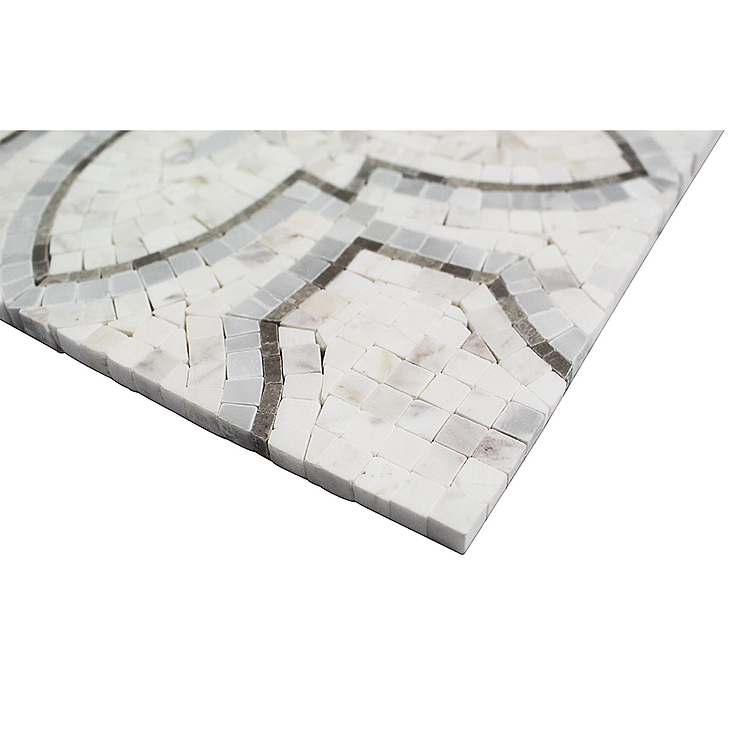 Primrose Bianco Grigio Marble Tile