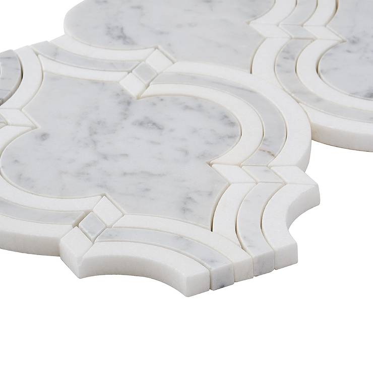 Abernethy Marble Waterjet Polished Mosaic Tile