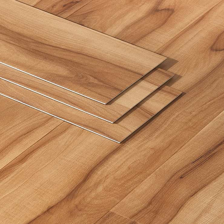 Katone Acacia Brown Sugar Glue Down 6x48 Luxury Vinyl Plank Flooring