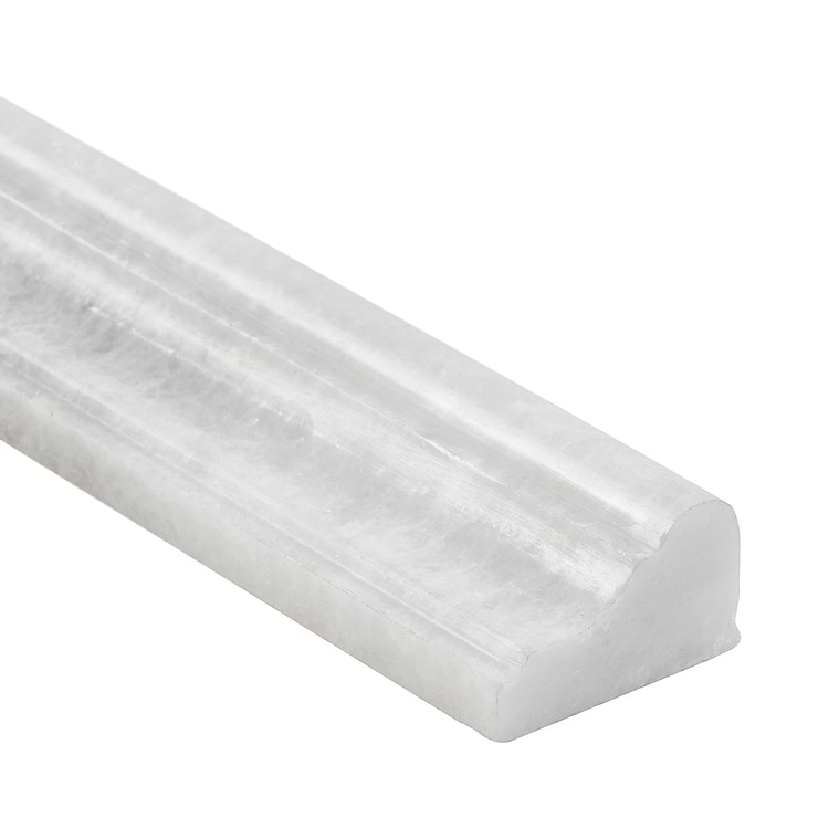 Biarritz White 2x12 Polished Marble Cornice Molding