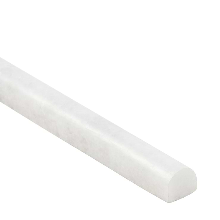 Biarritz White 1x12 Polished Marble Pencil Molding