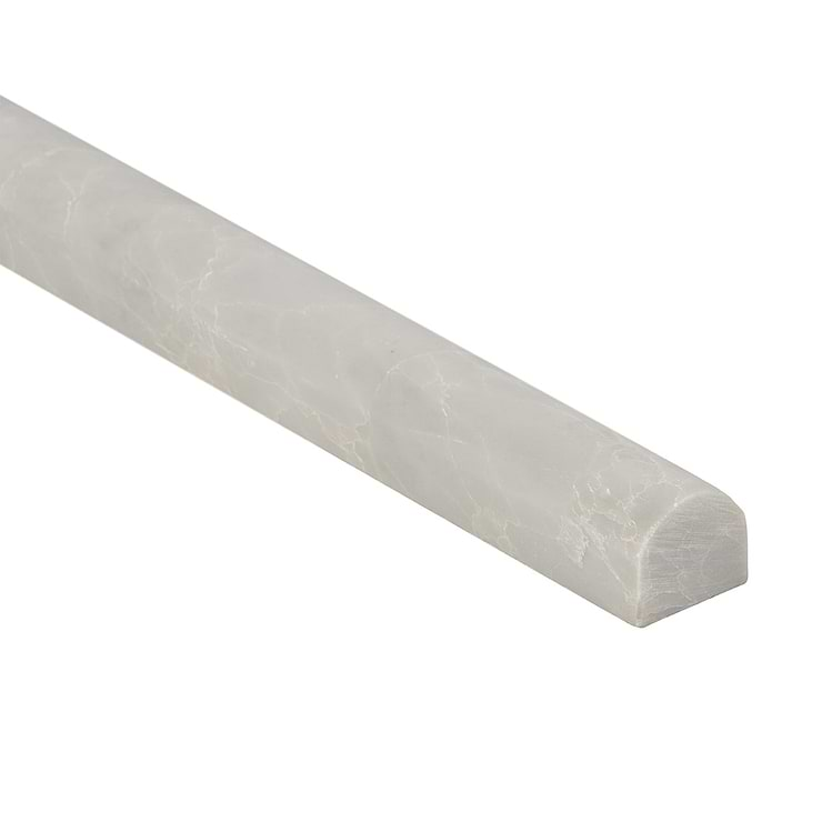 Ice Gray 1x12 Honed Marble Pencil Molding