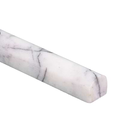 Lilac White 1x12 Honed Pencil Molding