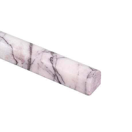 Lilac White 1x12 Polished Pencil Molding