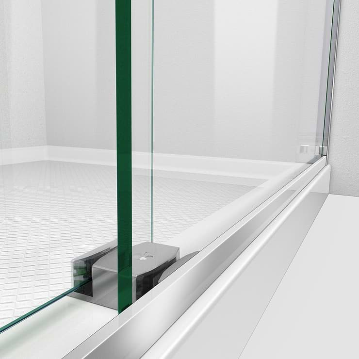 DreamLine Essence-H 60x76" Reversible Sliding Shower Alcove Door with Clear Glass in Chrome