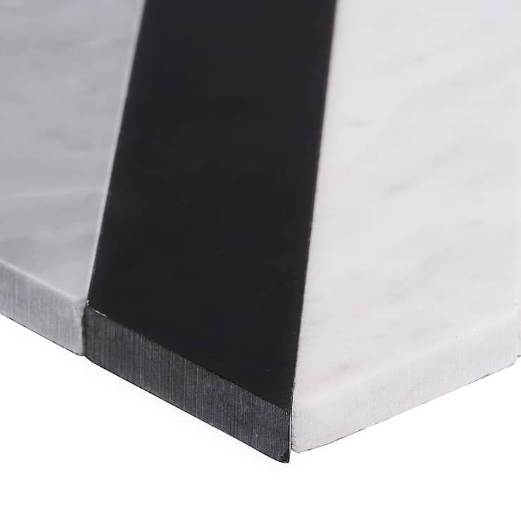 Bowery Allascala 8x8 Polished Marble Mosaic Tile