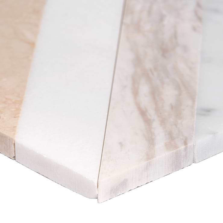 Bowery Lafenice 8x8 Polished Marble Mosaic Tile