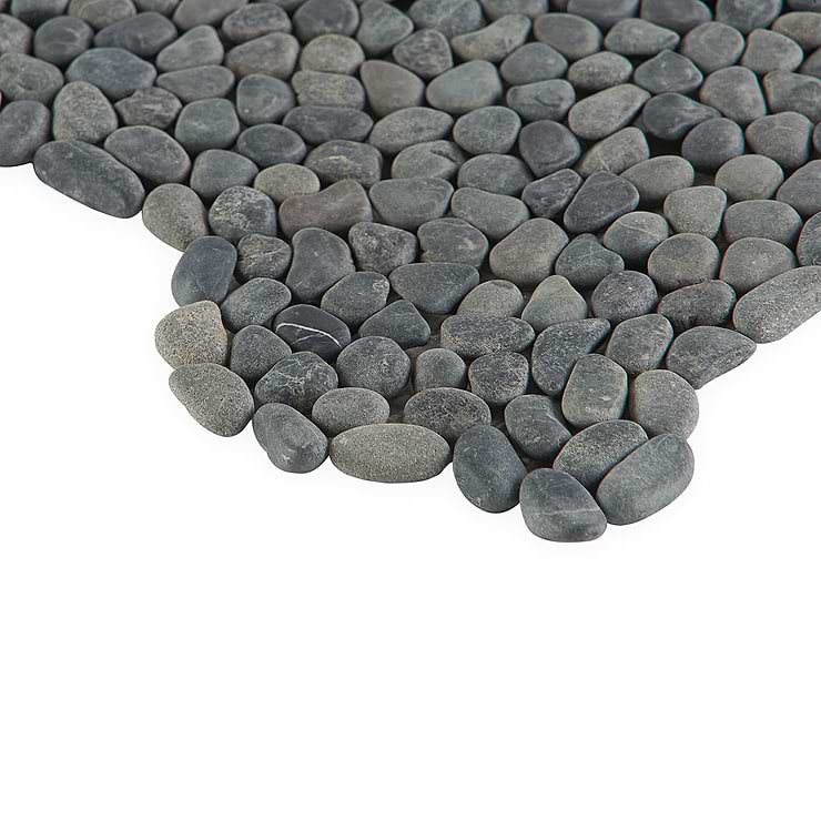 Nature Lava Black Micro Pebble Mosaic