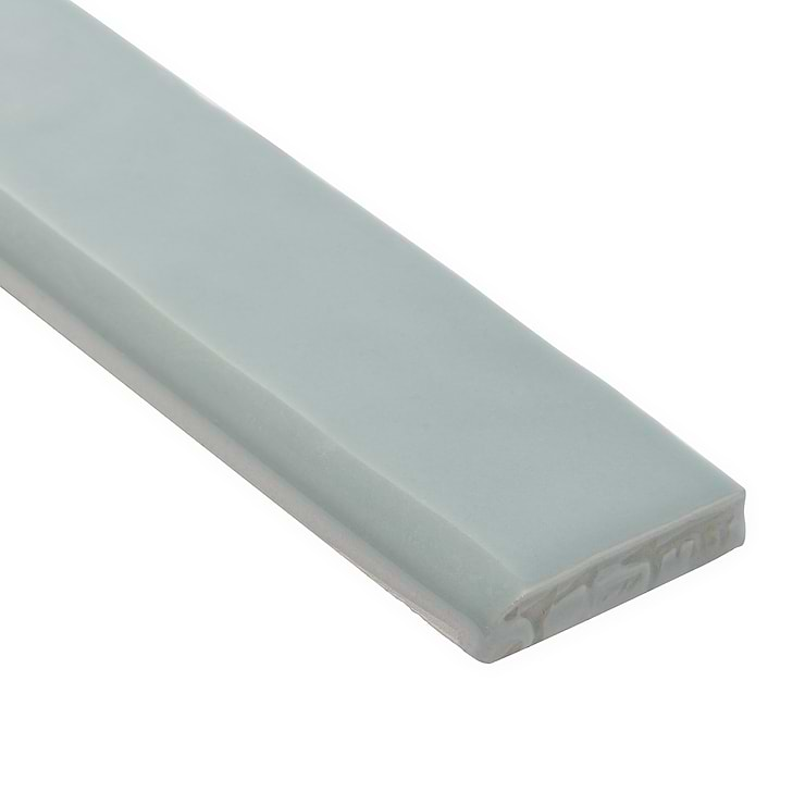 Carolina Sky 2x20 Polished Ceramic Bullnose 