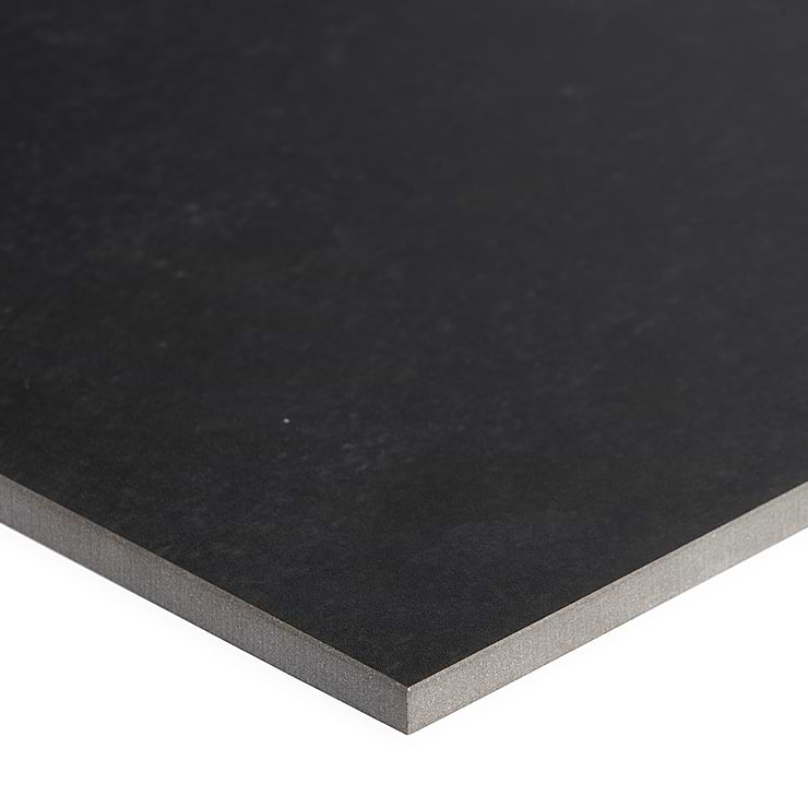 Lines Black 24x24 Matte Porcelain Tile