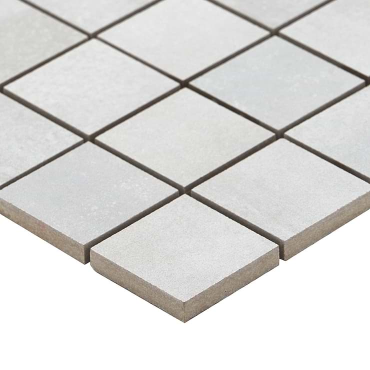 Hewlett Pearl Mist Gray 2x2 Matte Porcelain Mosaic