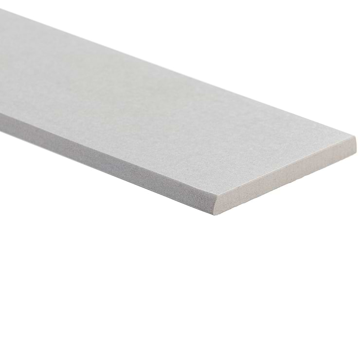 Hewlett Pearl Mist Gray 3x24 Matte Porcelain Bullnose