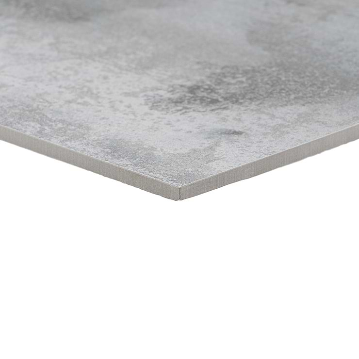 Hewlett Metal Silver 24x24 Matte Porcelain Tile