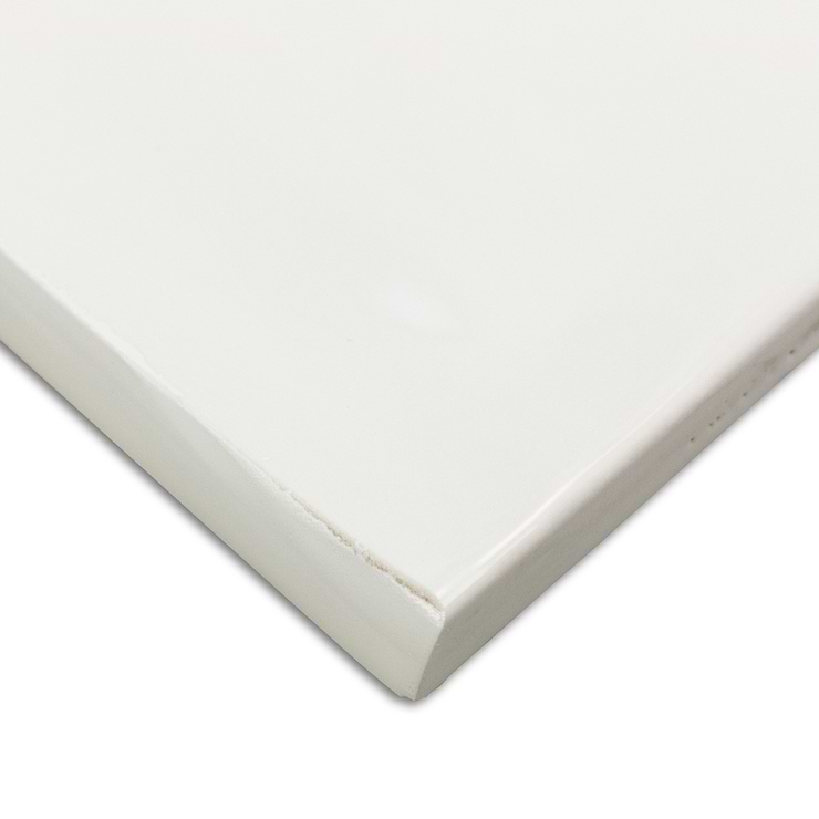 Santa Monica White 4x12 Bullnose