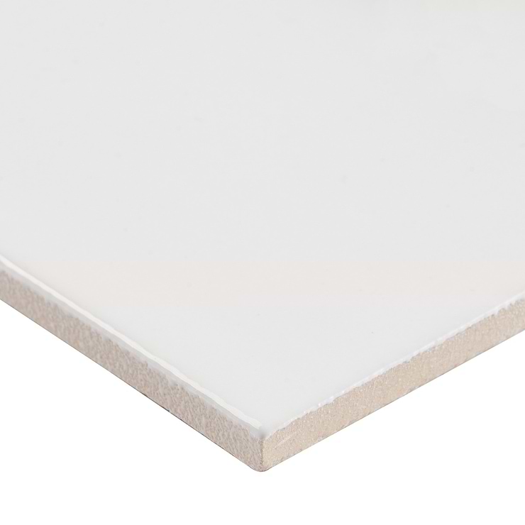 Park Hill White 4x8 Polished Porcelain Cove Base