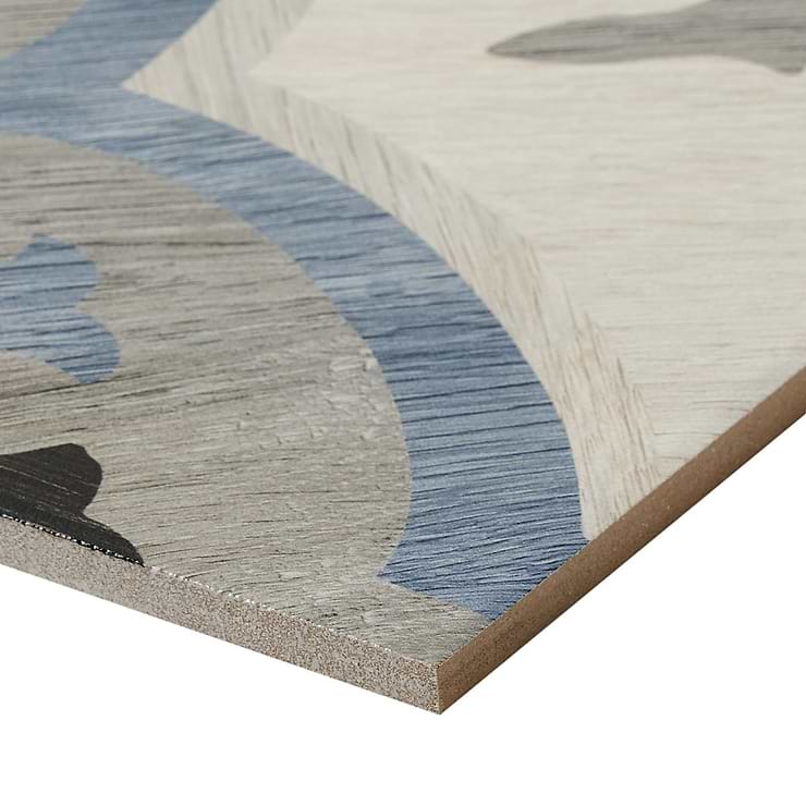 Delancey Briar Blue 8x8 Matte Porcelain Tile