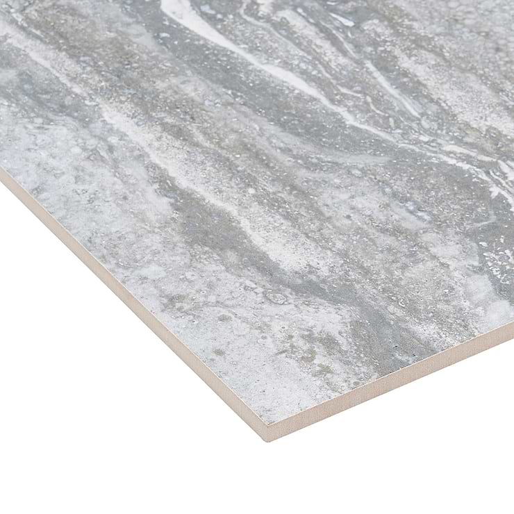 Basic Travertine Sky 12x24 Matte Porcelain Tile