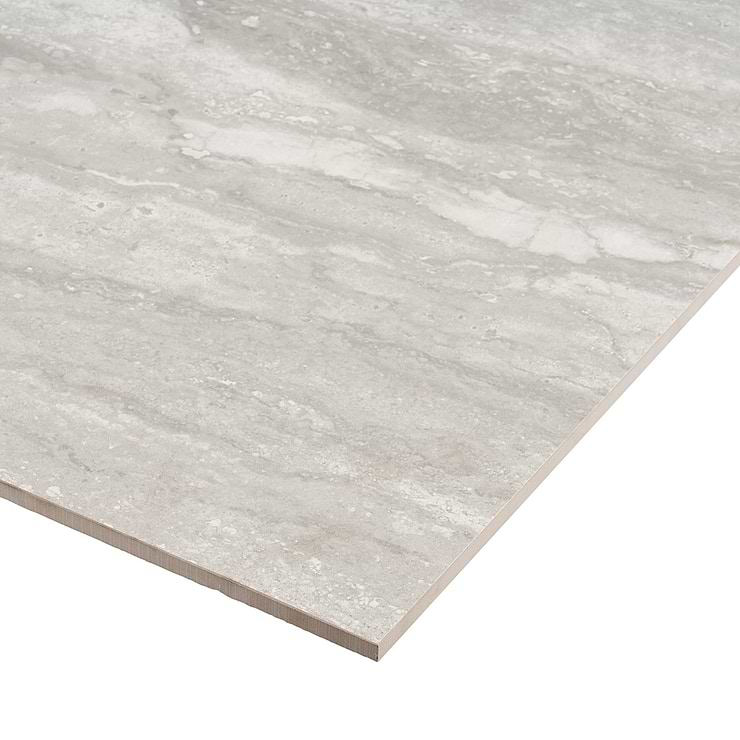 Basic Travertine Silver 24x48 Matte Porcelain Tile