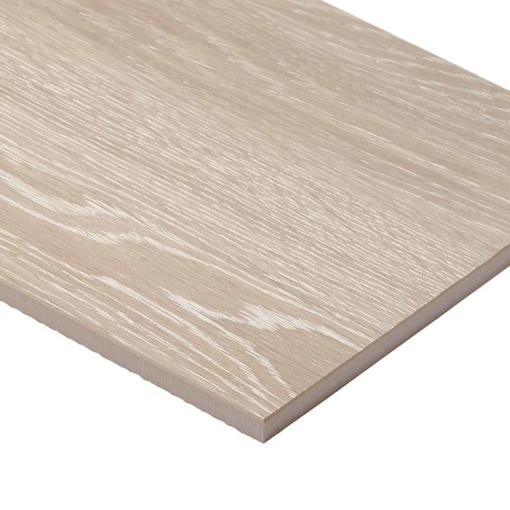 Silkwood Almond Beige 8x48 Matte Porcelain Wood Look Tile