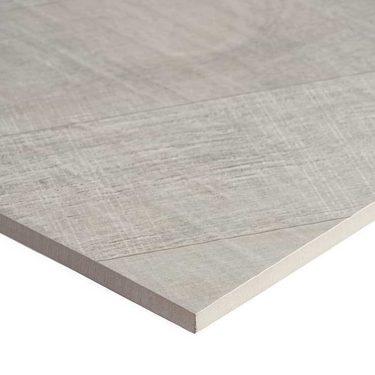 Kenridge Chevron Gray 24x48 Wood Look Matte Porcelain Tile