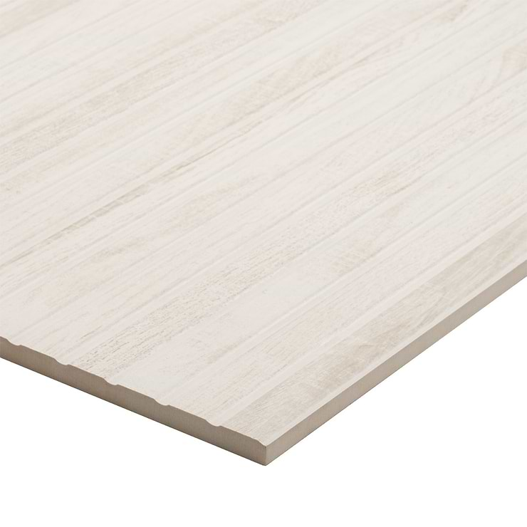 Kenridge Ribbon White 24x48 Wood Look Matte Porcelain Tile