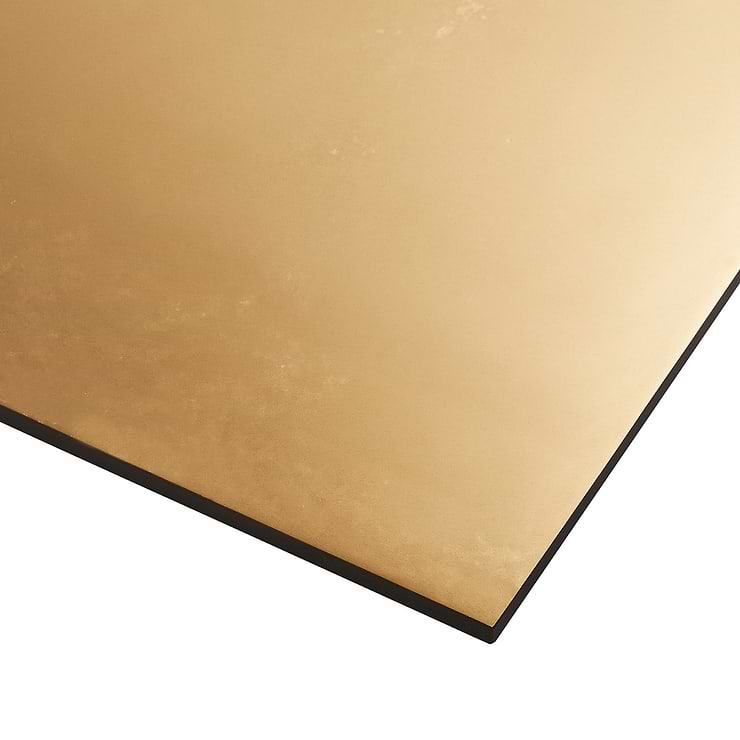 Amulet Mist Gold 18x36 Metal Laminated Porcelain Tile