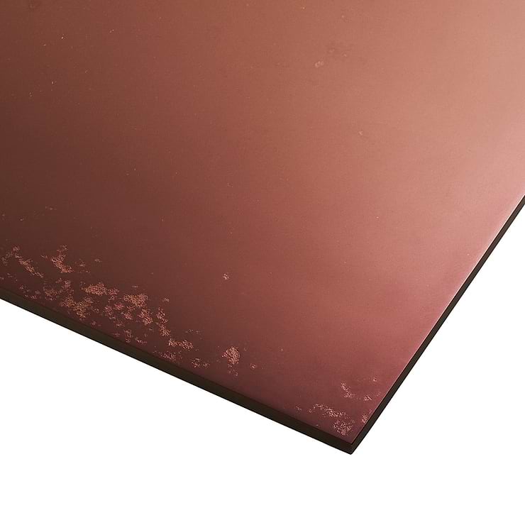 Amulet Mist Rose Gold 18x36 Metal Laminated Porcelain Tile