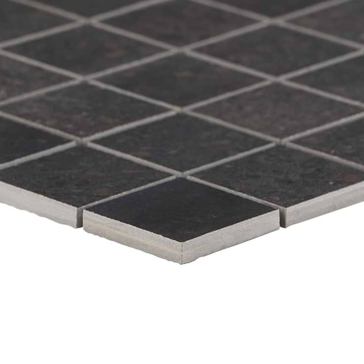 Bronx Black 2x2 Matte Porcelain Mosaic Tile