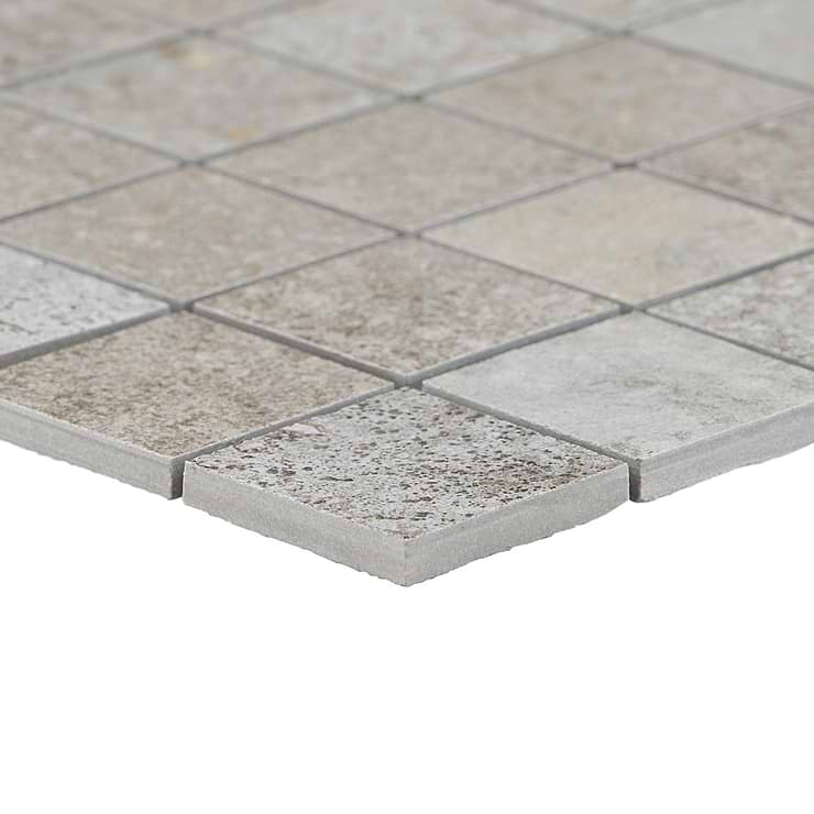 Bronx Greige 2x2 Matte Porcelain Mosaic Tile