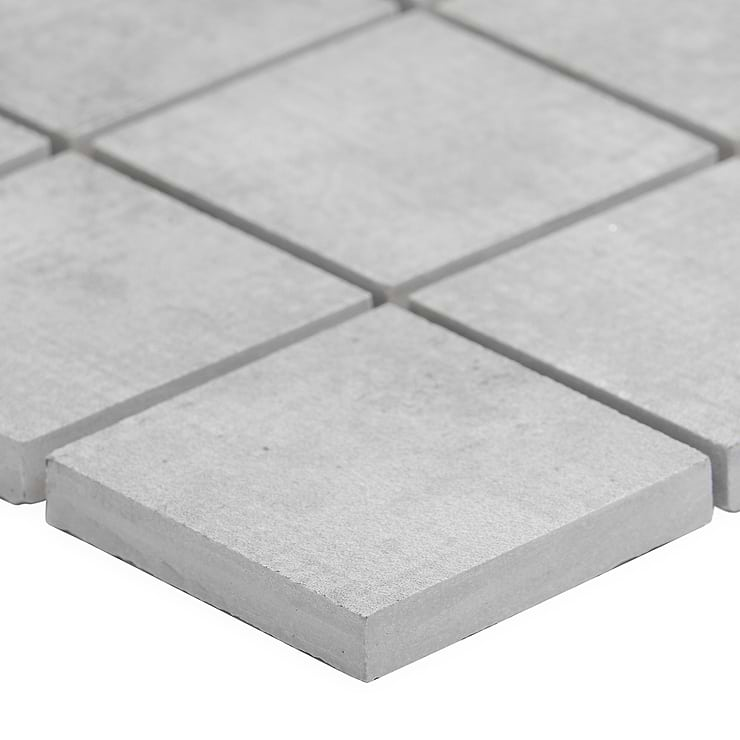 Holland Fog Medium Gray 2x2 Matte Porcelain Mosaic Tile