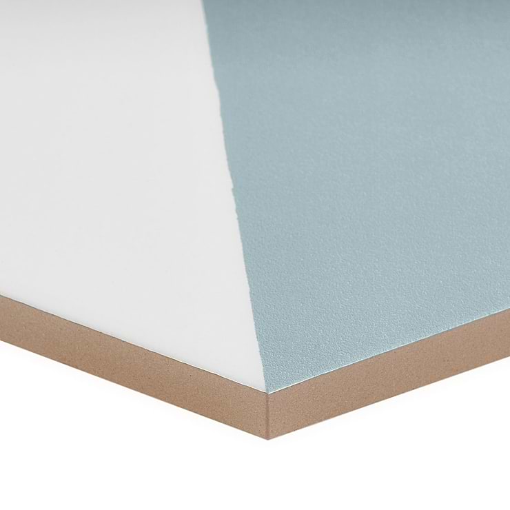 HexArt Pop Turquoise 8" Hexagon Matte Porcelain Tile