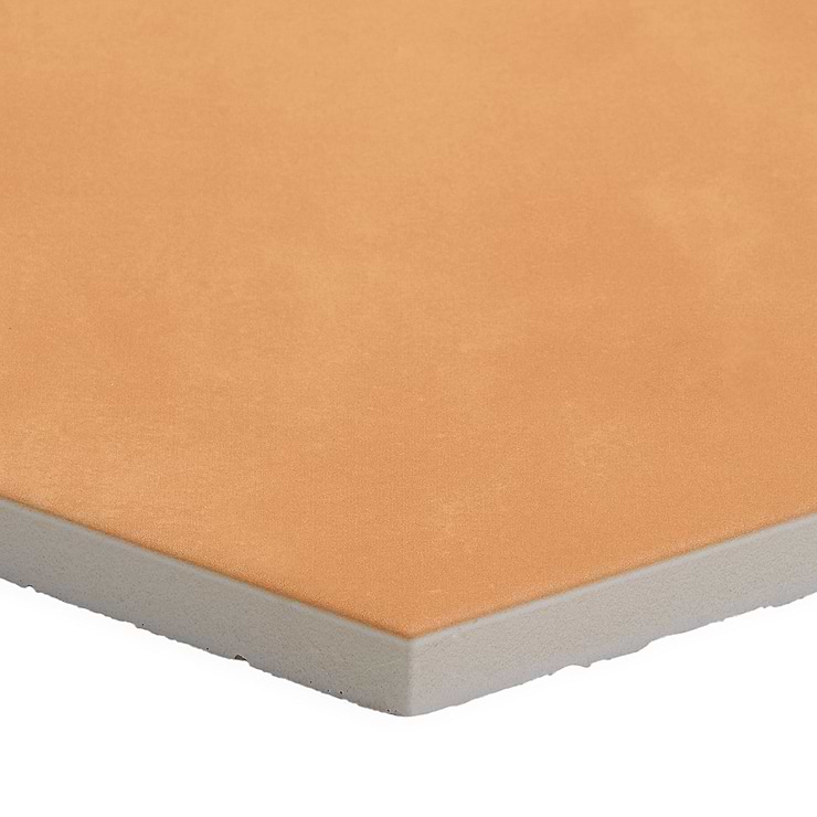 HexArt Orange 8" Hexagon Matte Porcelain Tile