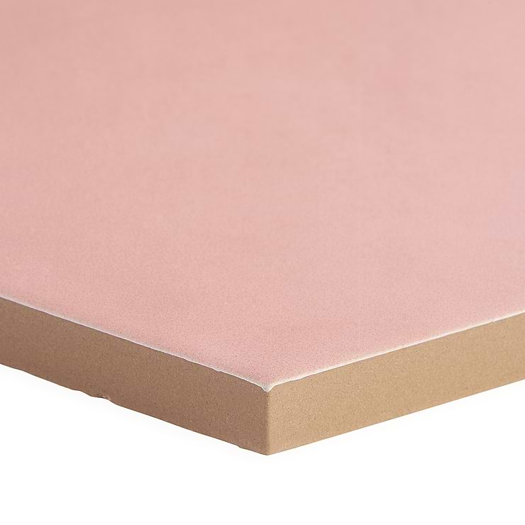 HexArt Rose 8" Porcelain Matte Tile