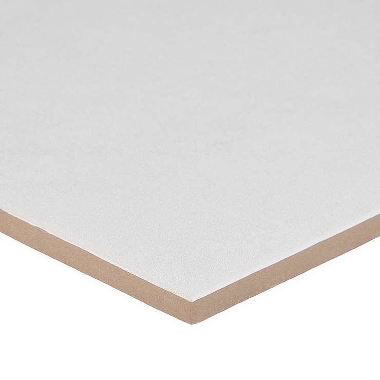 Art Geo by Elizabeth Sutton Cement White 8x8 Matte Porcelain Tile