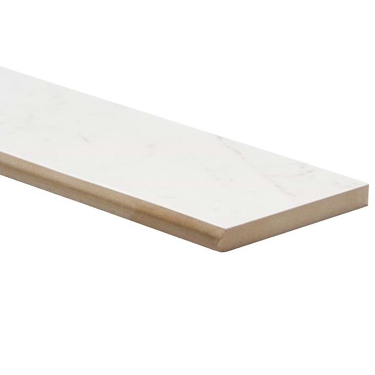 DreamStone Cararra Giola 3x24 Polished Porcelain Bullnose