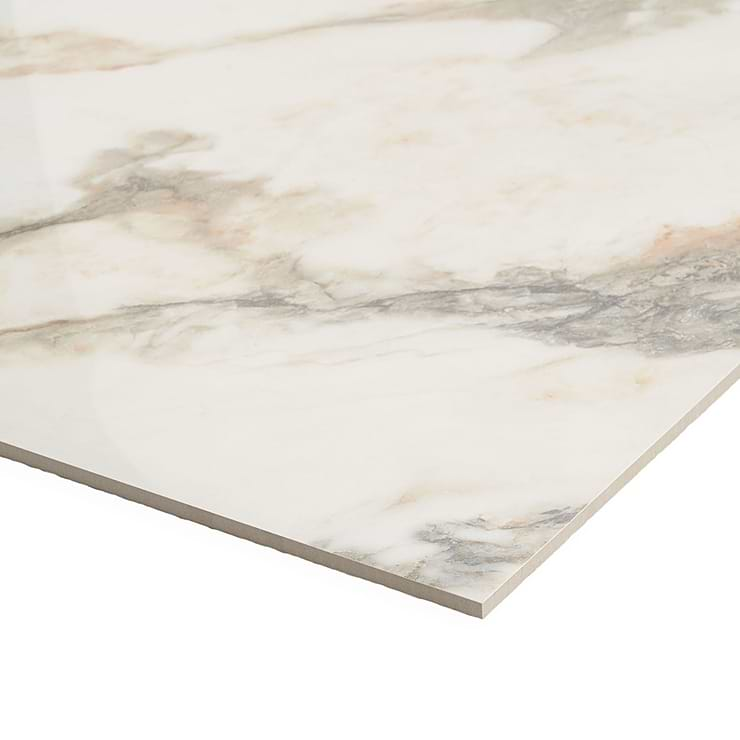 DreamStone Calacatta Rustico 24x24 Polished Porcelain Tile