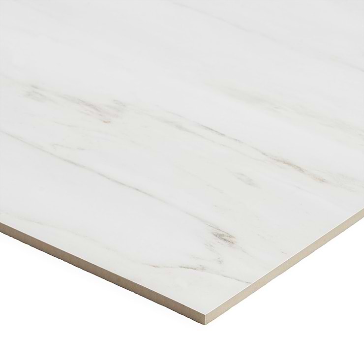 DreamStone Dolomite Snow 24x48 Polished Porcelain Tile