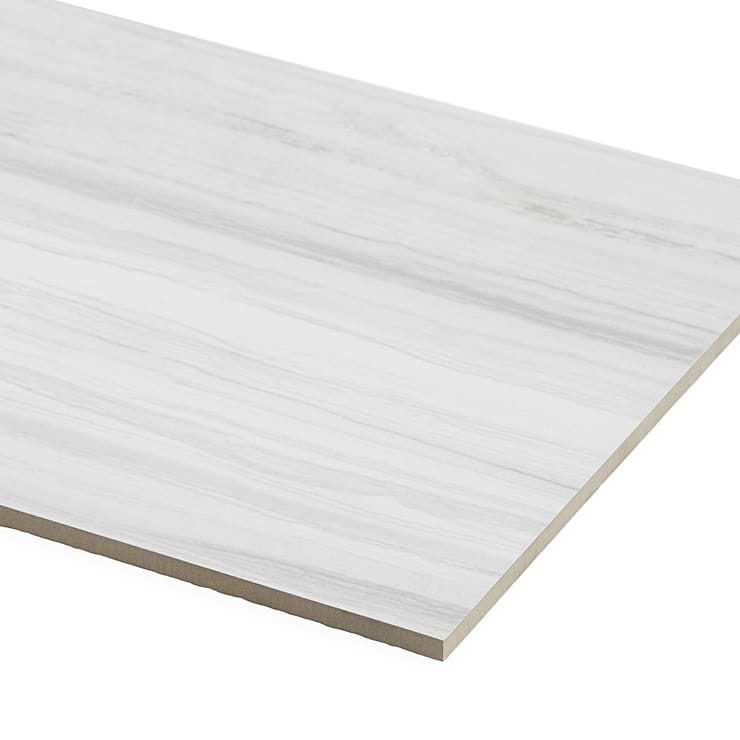 DreamStone Luminus White 12x24 Polished Porcelain Tile