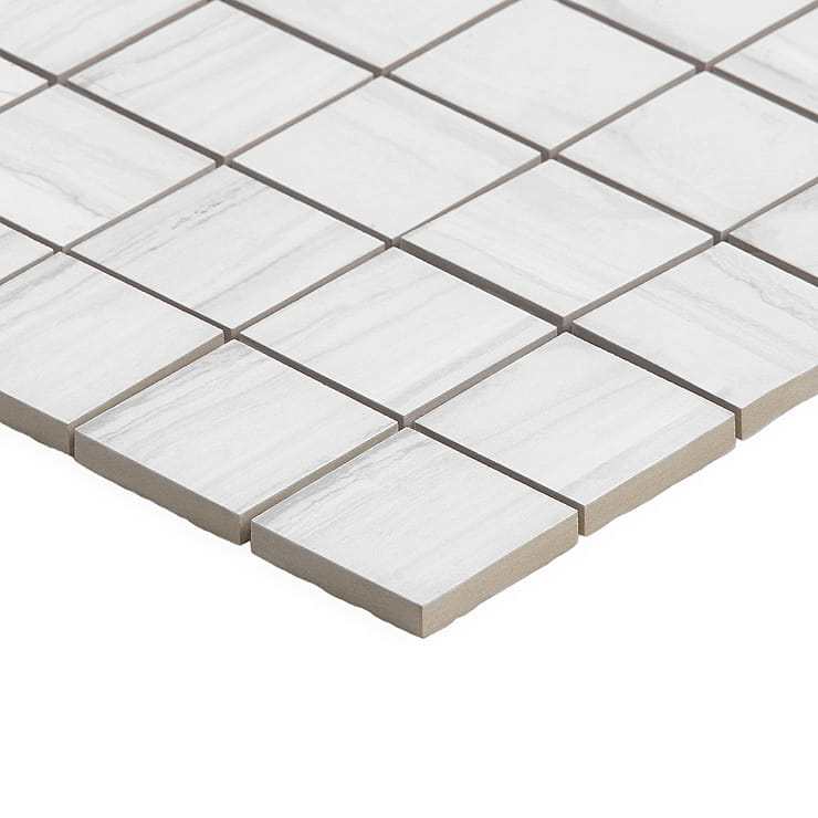 DreamStone Luminus White 2x2 Matte Porcelain Mosaic 