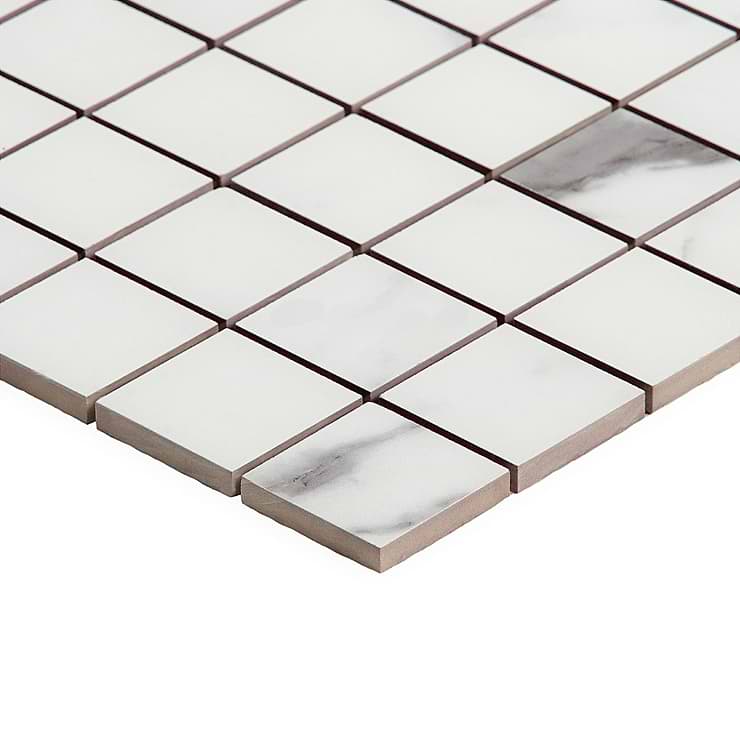 DreamStone Statuario Valley 2x2 Matte Porcelain Mosaic