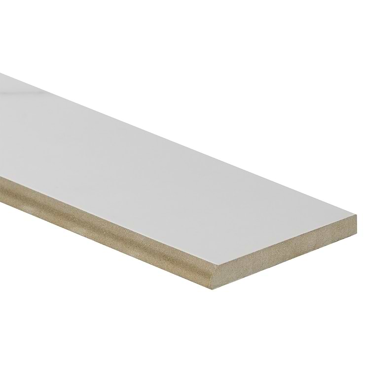 DreamStone Statuario Valley 3x24 Polished Porcelain Bullnose