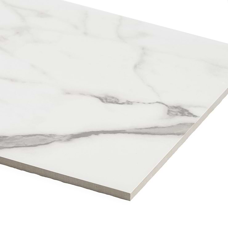 DreamStone Statuario Venato 12x24 Polished Porcelain Tile