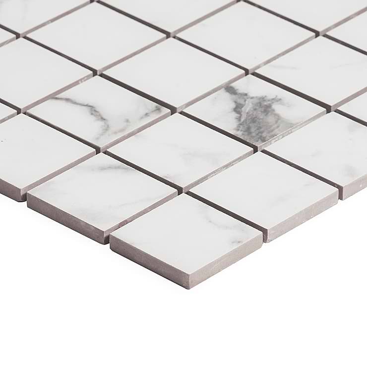 DreamStone Statuario Venato 2x2 Matte Porcelain Mosaic