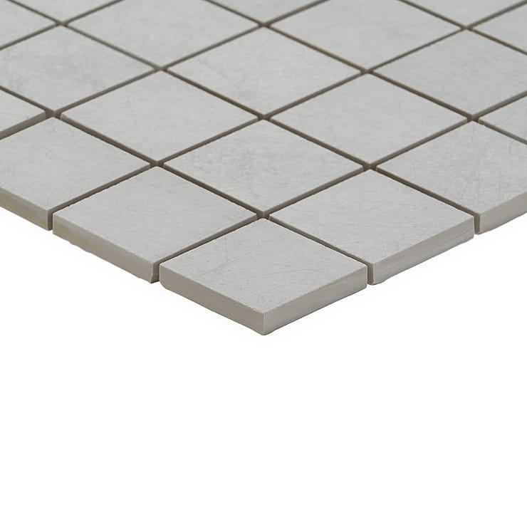 Bond Nimbus Silver 2x2 Matte Porcelain Mosaic Tile