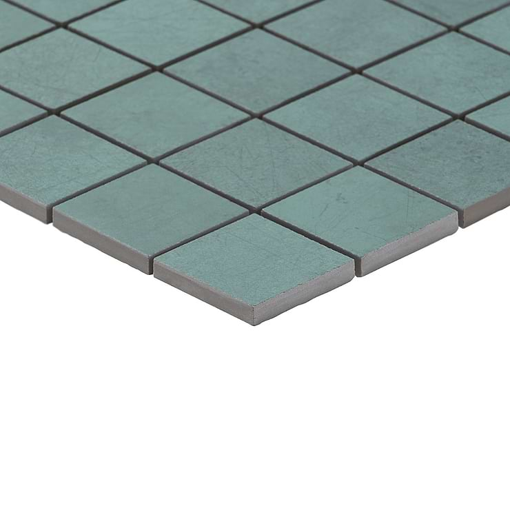 Bond Viridum Green 2x2 Matte Porcelain Mosaic Tile