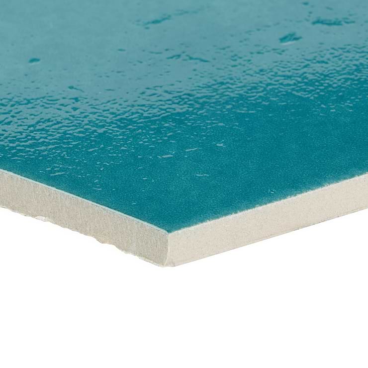 Cavallo Fiji Blue 7" Hexagon Glossy Porcelain Tile